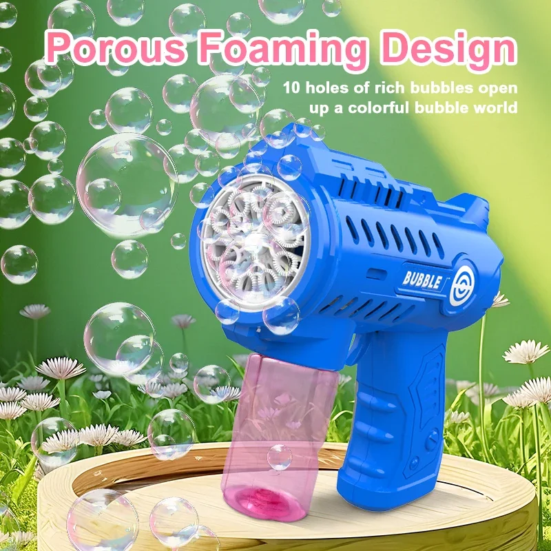 Space Bubble Gun Outdoor Activities Birthday Party Wedding Props Children's Bubble Toys Without Batteries Bubble Water