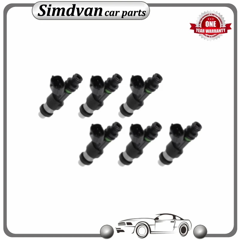 6PCS FBYCS50 15710-66J00 1571066J00 for Suzuki Grand Vitara Base Premium XSport Luxury V6 2.7L Fuel Nozzle Fuel Injectors