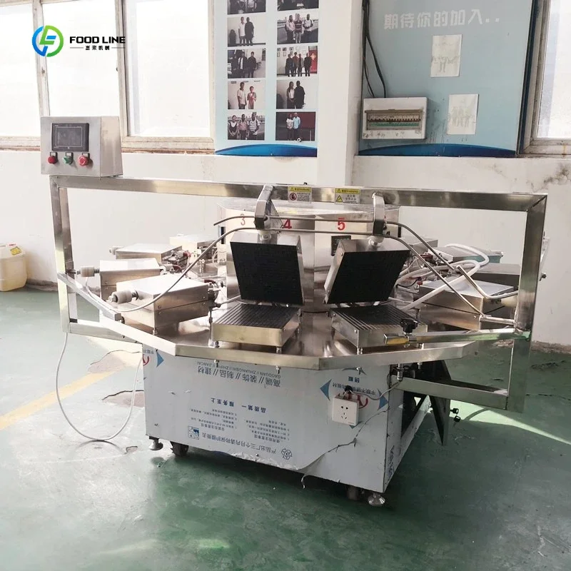 Commercial Sugar Cone Baking Machine Wafer Roll Machine Egg Roll Making Machine with Factory Price FL Customized