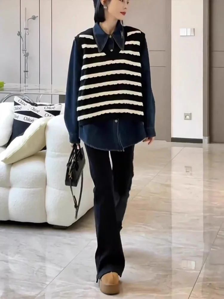 

Мешковатые джинсы женские в готическом стиле с низкой посадкой джинсовые Y2K черные корейские модные Harajuku винтажная уличная одежда с широкими штанинами бойфренд эстетический