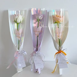 50PCS Magic Single bag Flower Wrapping paper Floriculture Bag Rose bouquet bag Wedding Decor