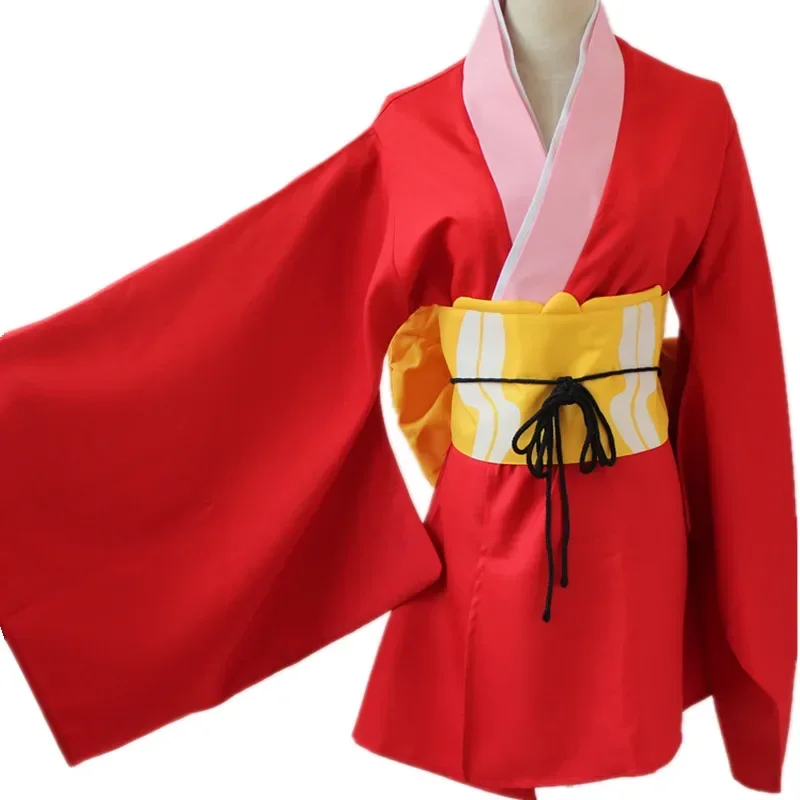 Gintama Kagura Kimono Cosplay Kostüm Anime Silber Seele Kagura rotes Kleid japanische traditionelle Hochzeit Cosplay Kimono Kleid