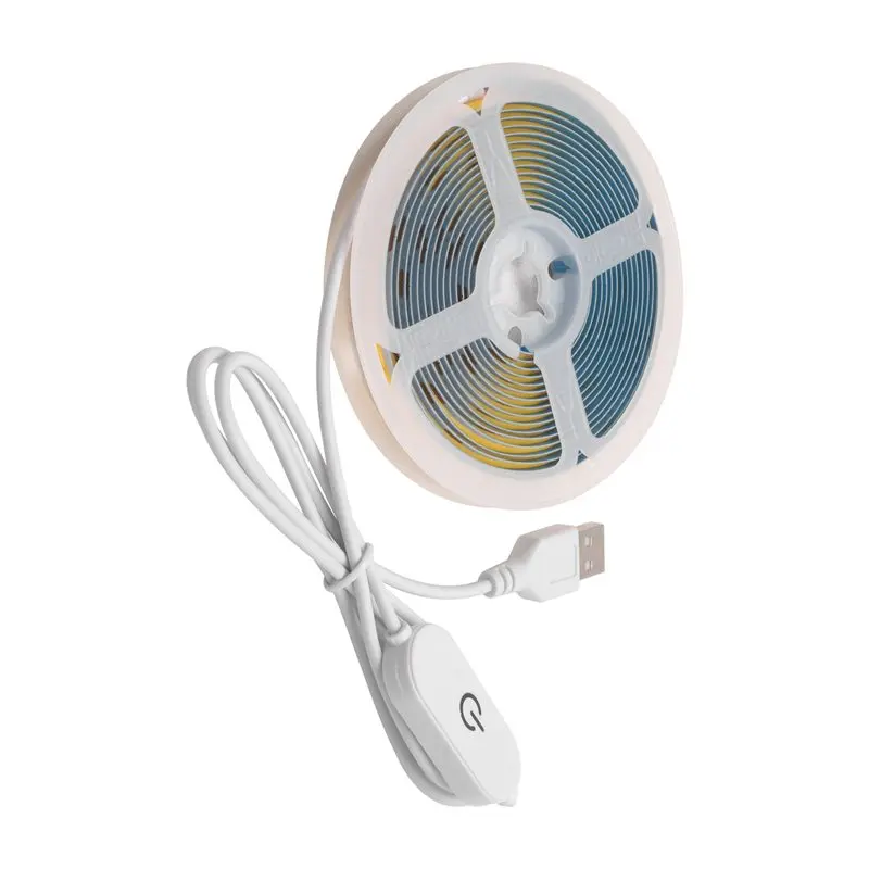 

Светодиодная лента AEF5-5V COB USB для подсветки телевизора, декоративная лента для дома, кухни, шкафов