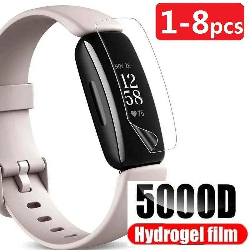 واقي شاشة كامل لـ Fitbit Inspire 3 2 واقي الفيلم لـ Fitbit Inspire 3 2 Inspire HR Luxe Hydrogel Film Foil