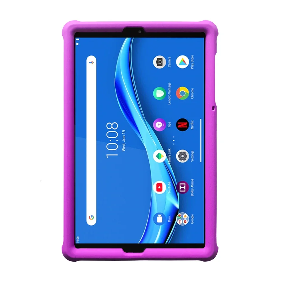 MingShore For Lenovo Tab M10 FHD Plus 10.3 inch TB-X606FXM Tablet Silicone Shockproof Protection Cover Rugged Case