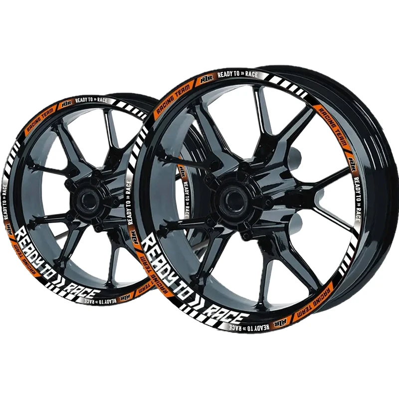 

Motorcycle Wheel Sticker Rim Decals Stripe Tape Hub Accessories for KTM Duke 200 Ng125 390 250 RC 790 690 #1