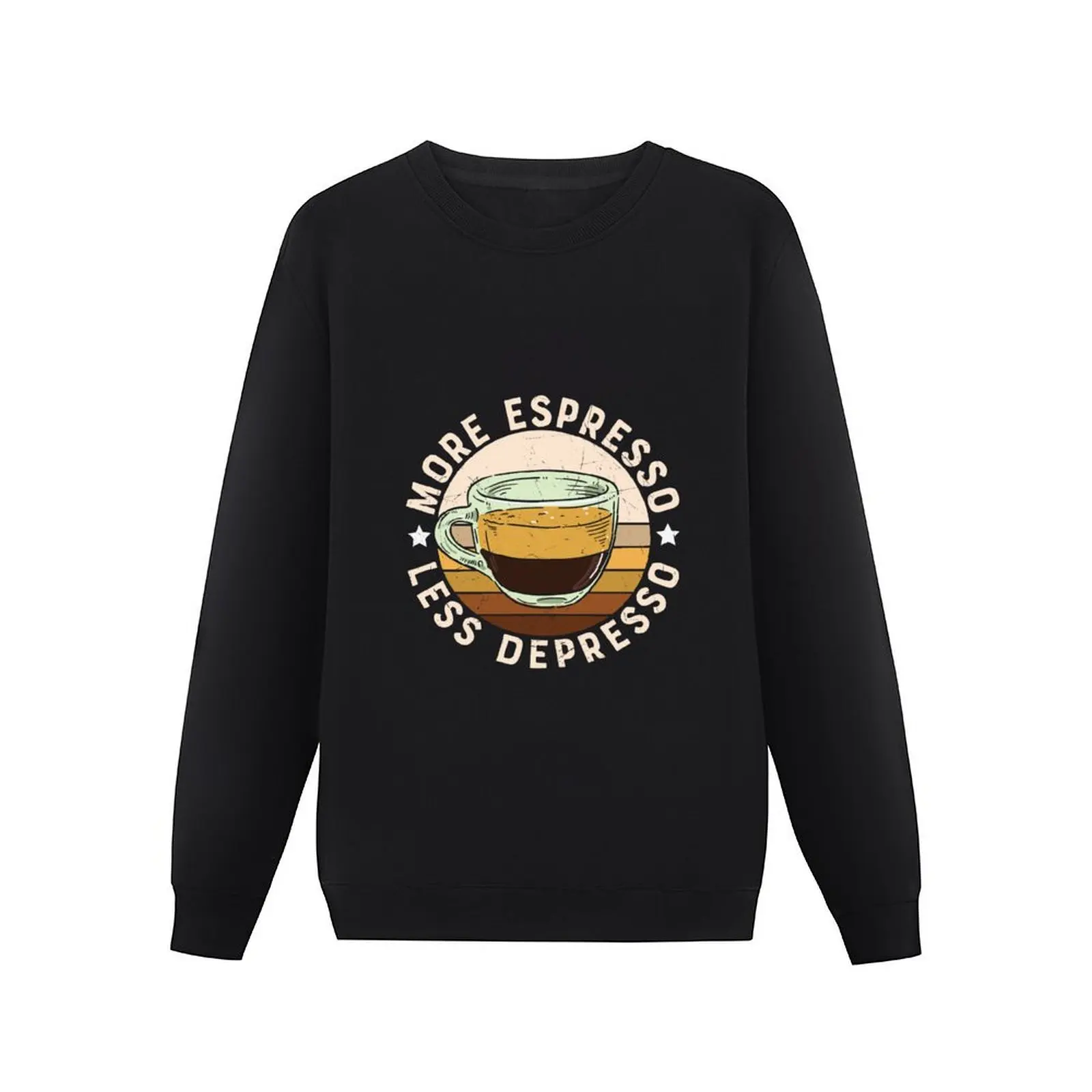 More Espresso Less Depresso Pullover Hoodie male clothes sweatshirt