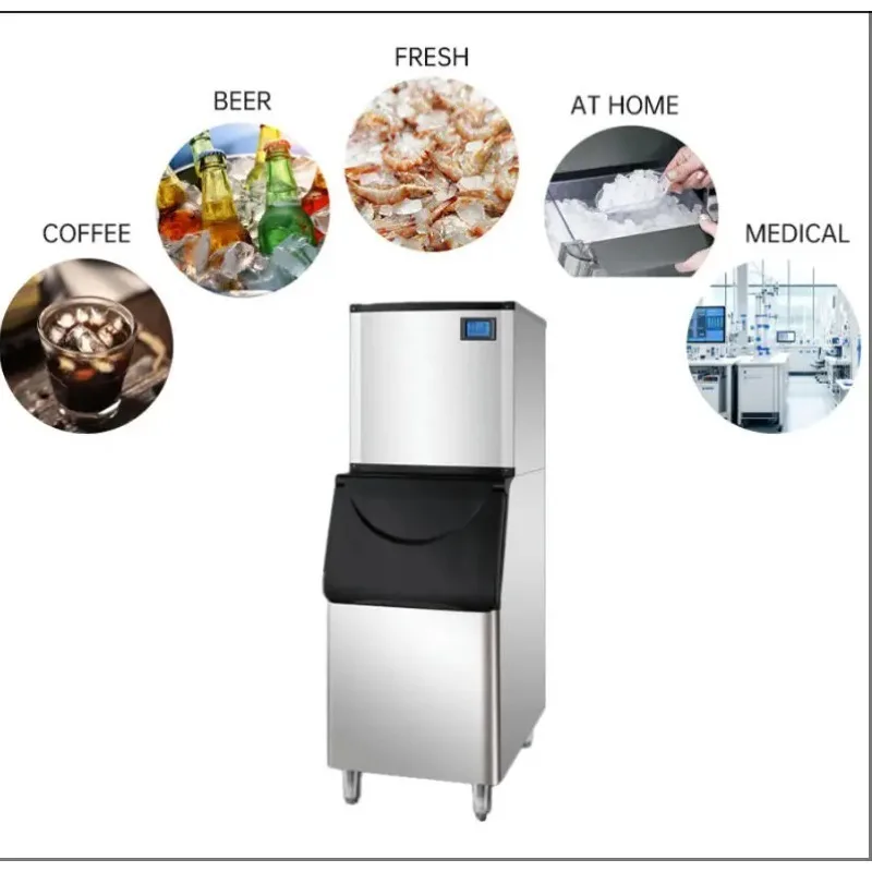 Commercial Ice Maker Machine Perfect for North America South America Ice Cube Machine Price 150kg Hotel Ice Making Machine