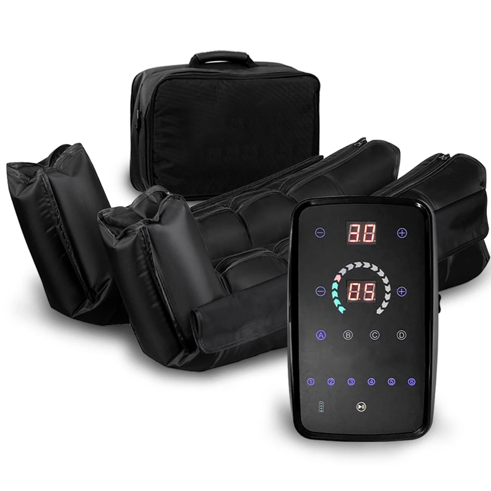 USA EU Approved Portable Air Compression Therapy Recovery Boots With Battery For Lymphatic Drainage Sports Muscles Pain Reilief