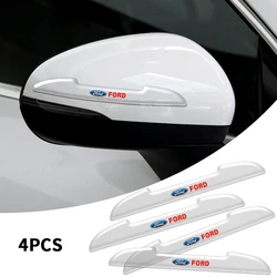 Car Door Rear View Mirror Rubber Bumper Strip Tools Stickers For Ford Wolf Party Focus Mk Ranger Mondeo Mustang Fiesta Transit