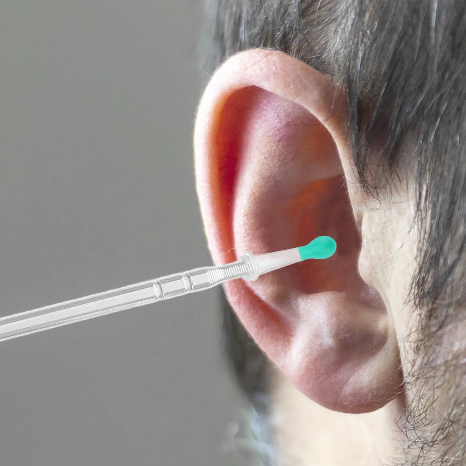 3 قطع من أطراف إزالة شمع الأذن البديلة المصنوعة من السيليكون، ملعقة تنظيف الأذن الناعمة المرنة للاستخدام المنزلي للمراهقين والبالغين والأسرة #2