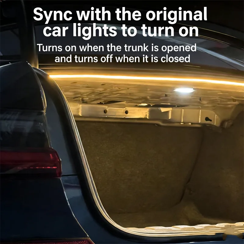 

LED Rear Trunk Light Bar For Geely Sedan Emgrand Binrui Borui White Warm White Car Trunk Modified Atmosphere Lamp