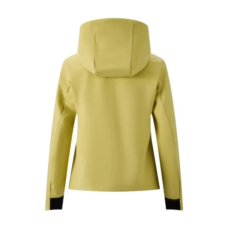 Man Spring Autumn Outdoor Mountaineering Camping Leisure Hooded Ferrari Jacket Fashionable Windproof Breathable Warm Couple Coat