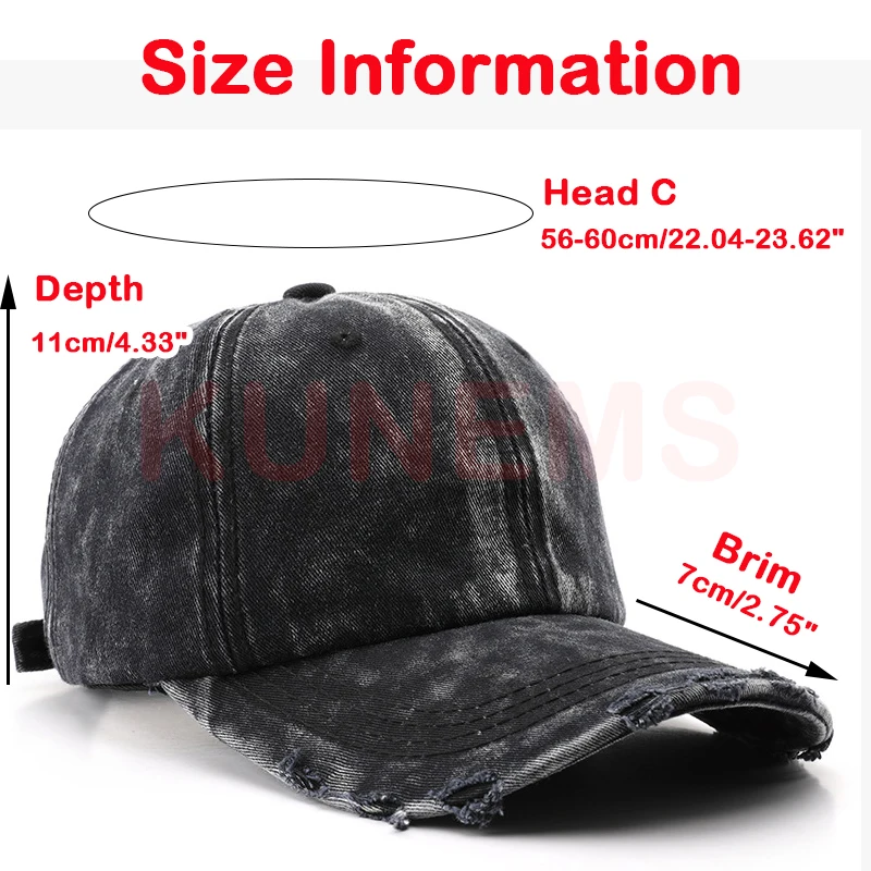 KUNEMS Custom Cap Embroidery Print Baseball Cap for Men and Women Brand Design DIY Logo Summer Sun Hat Retro Cowboy Hat Unisex