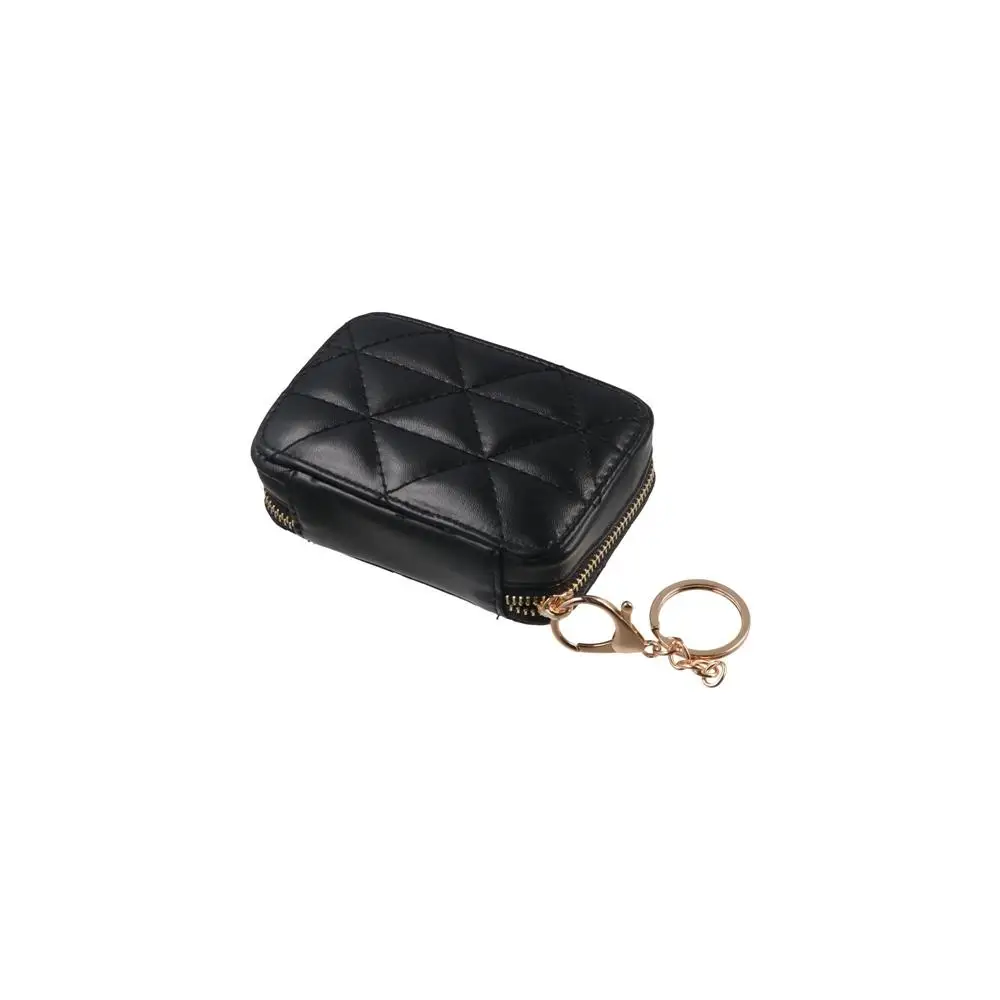 Lipstick Mini Makeup Bag With Mirror Stylish Carry On Convenient Key Bag Storage Large Capacity Small Bag