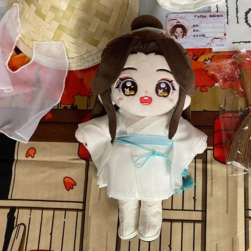 20cm Anime Heaven Officials Blessing Plush Toy Xie Lian Doll Plushie Anime Tian Guan Ci Fu Cosplay Figure Decor Xma Gift