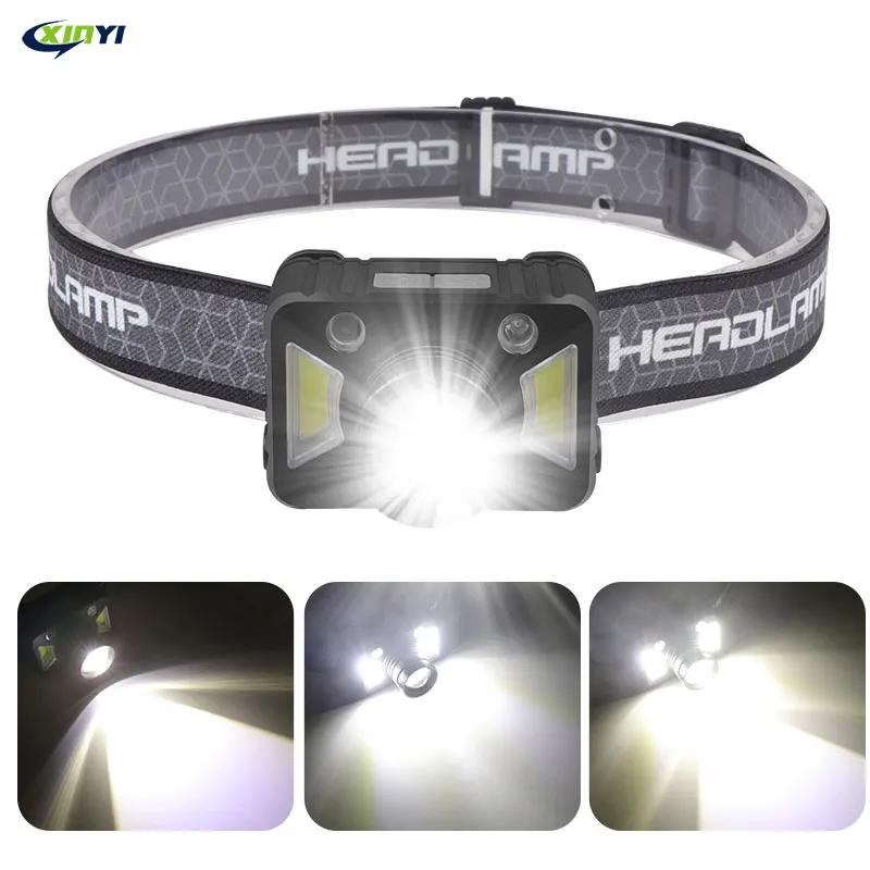 

Mini COB LED Headlamp 6000LM With Body Motion Sensor USB Rechargeable Headlight 5 Mode Camping Flashlight Head Light Lamp