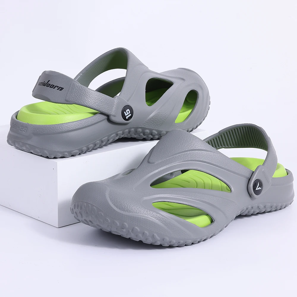 

Bebealy Men Sandals Summer Clogs Shoes Women Sandals Outdoor Beach Slippers with Removable Cushion Men's and Women's Clogs Shoes