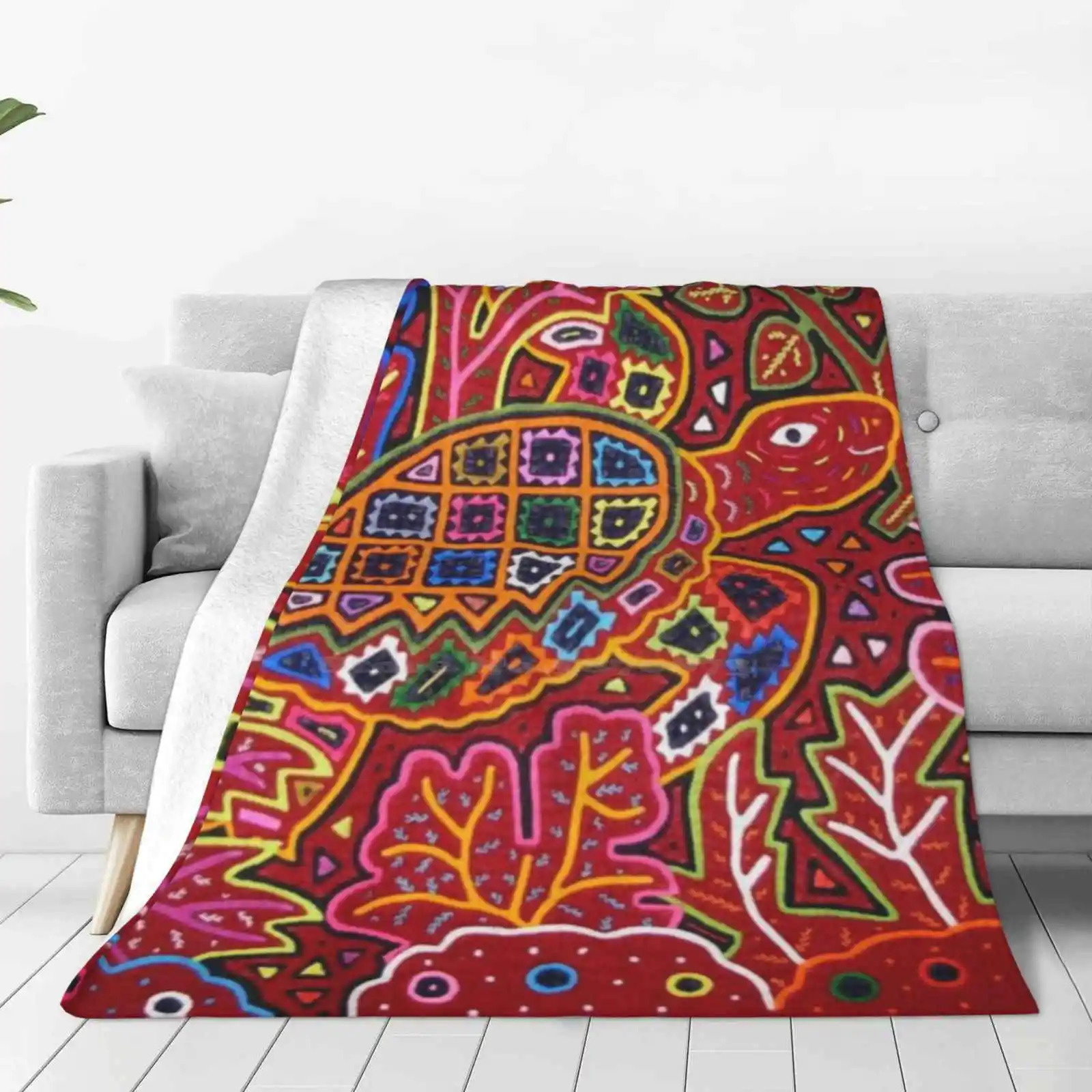 Mola De Panama Top Quality Comfortable Bed Sofa Soft Blanket Mola De Panama Artesania De Panama