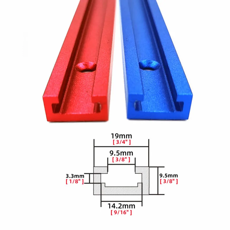 T-track ze stopu Aluminium, zsyp do obróbki drewna-T Track T-slot prowadnica ukośna przyrząd do przykręcania wkrętów do piły stołowej narzędzia