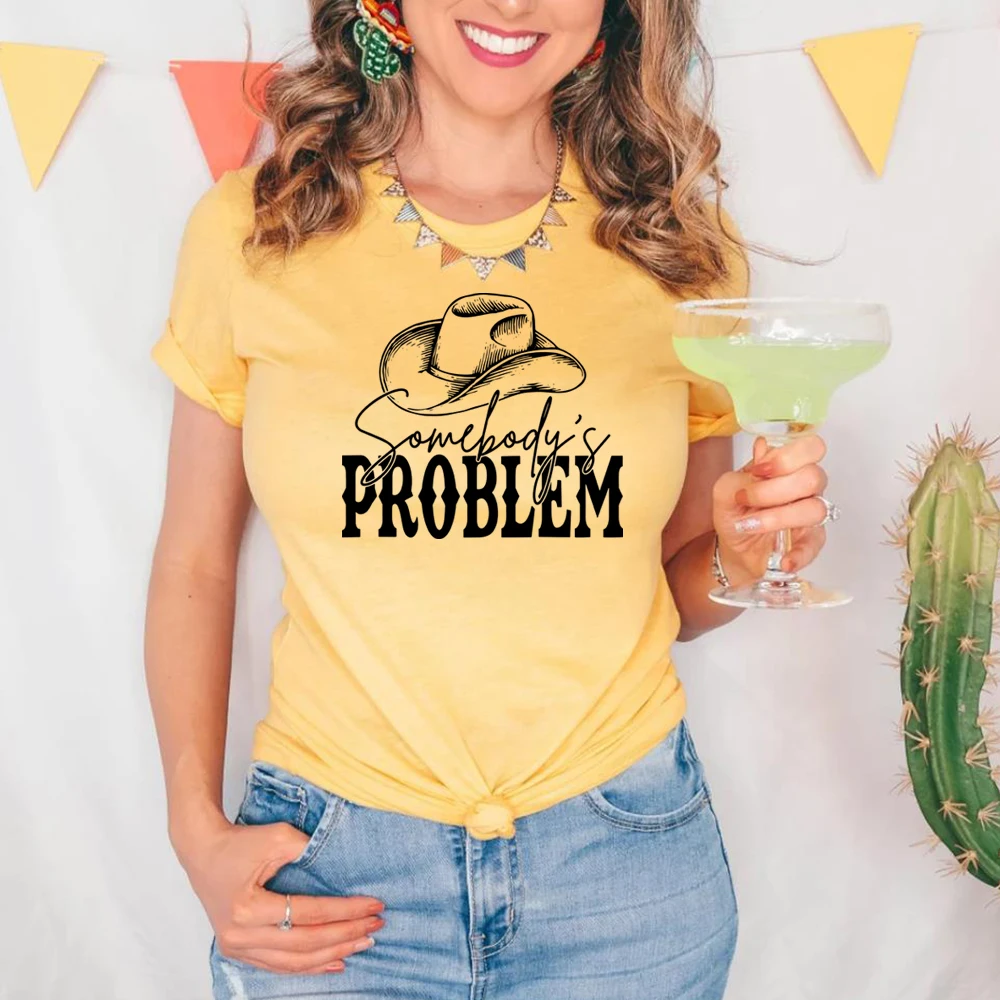 Somebody's Problem T-shirt Morgan Country Music Shirt Cowgirl Wallen Tees Cowboy Country Concert Shirts Vintage Western Tshirt