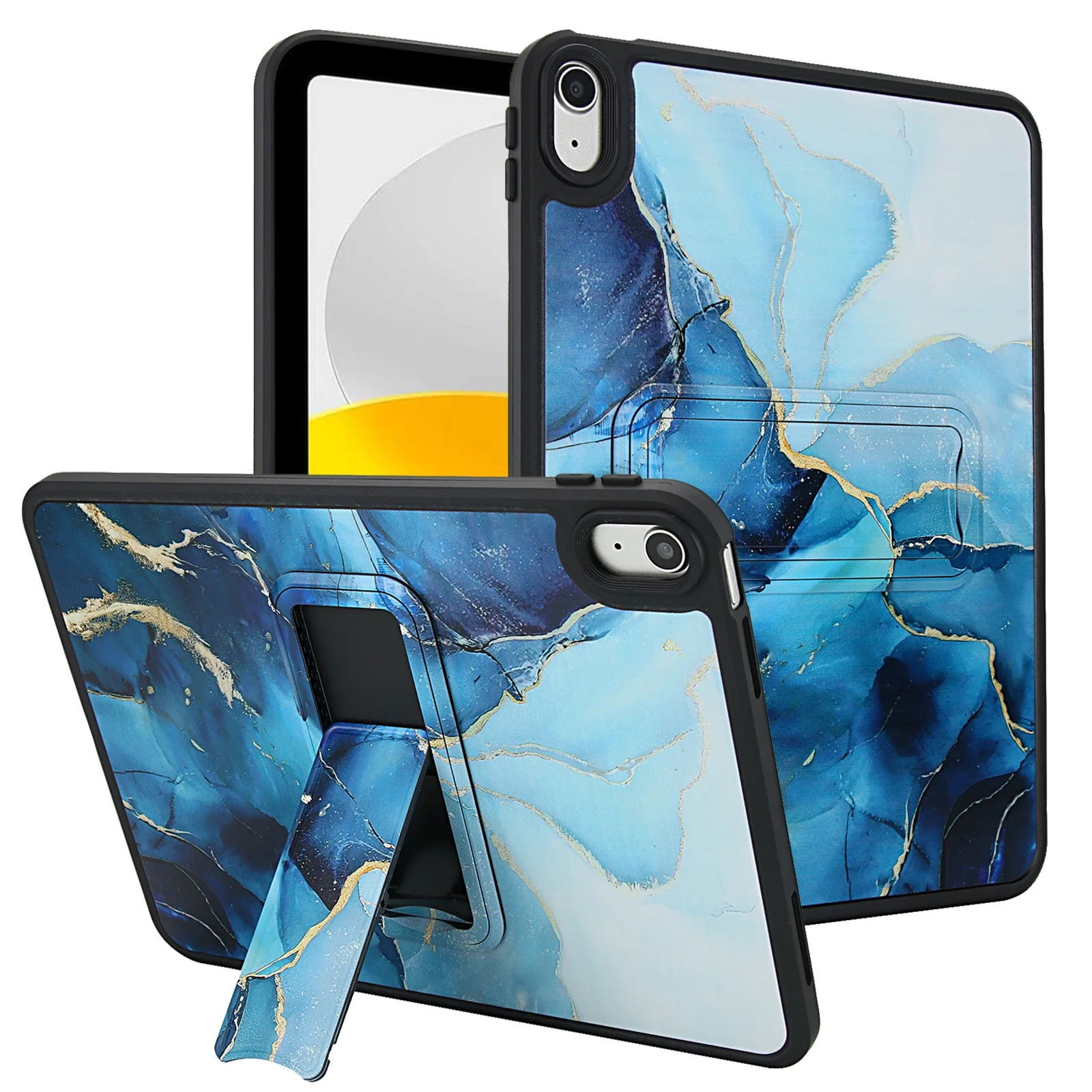 

For iPad A16 11th 2025 5th 6th 9.7 7th 8th 9th 10.2 Air 4 Air 5 Air 11 Pro 11 10th mini 4 5 6 7 Hard PC+TPU Stand Cover Case