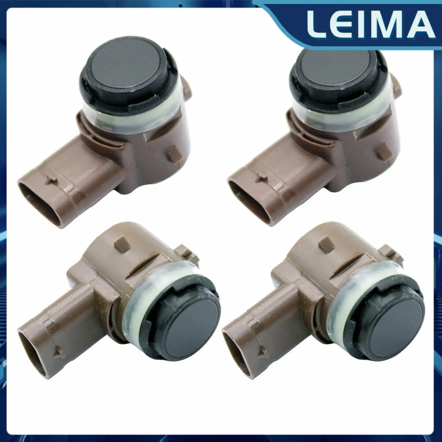 

1127502-01-D 1127502 4pc Parking Side Sensor Front & Rear Bumper Fits Tesla Model 3 High Quality Auto Parts Brand New