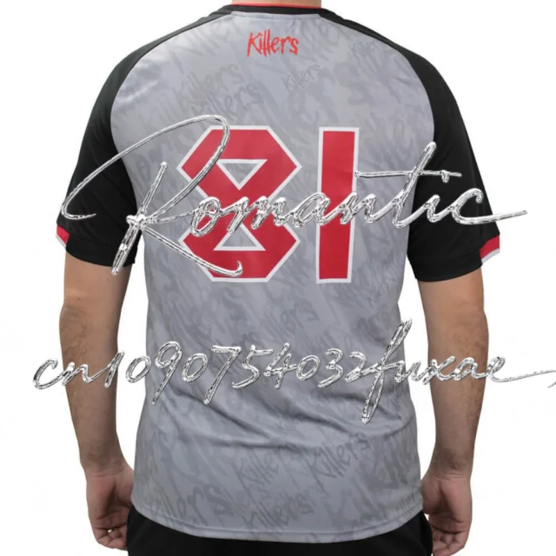 2025 الصيف الساخن بيع كرة القدم جيرسي رجل وامرأة التدريب الملبس تنفس ومريحة قصيرة الأكمام الترفيه الأعلى #2