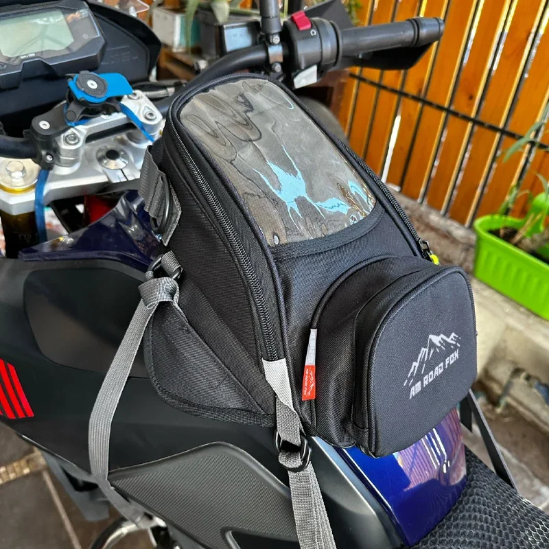 borsa da serbatoio per moto Borsa da moto per navigazione per telefono cellulare Borsa per carburante Borsa da moto multifunzionale per piccolo serbatoio dell'olio