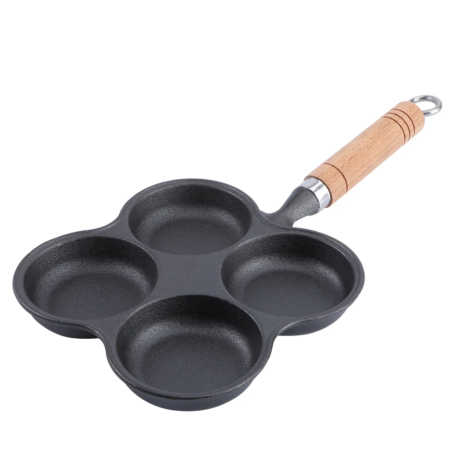 

Fried Egg Mold 4 Holes Nonstick Frying Pan Egg Cooker Stove Pancake Skillet Cast Iron Fryer Easy Wash Home Kitchen Tool