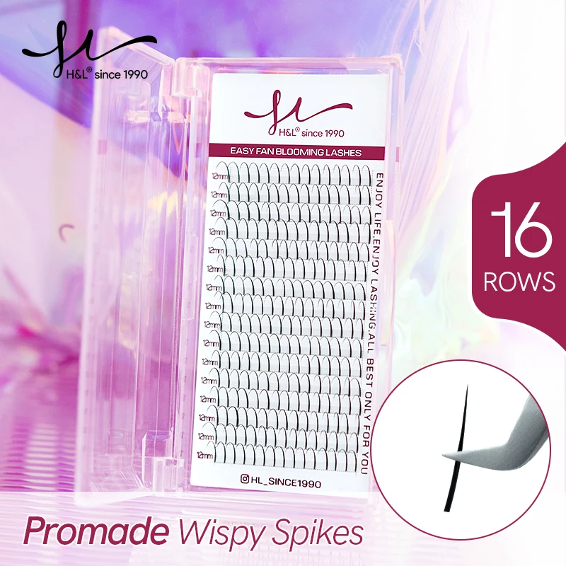 Wispy Fairy Eyelashes Individual Cluster Spikes Lash Wispy Premade Russian Matte Promade Wispy Spikes False Eyelash Extensiones