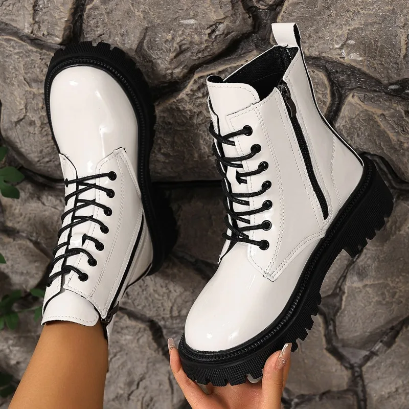 Internet Celebrity Heightened Platform 2025 New Versatile Booties Spring and Autumn Women's Single Boots