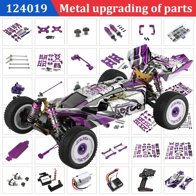 

WLtoys 124019 124007 124017 Радиоуправляемые автомобили Оригинальные запасные части Поворотный рычаг C Сиденье Нижний двигатель Дифференциал Коробка передач Амортизаторы Шина