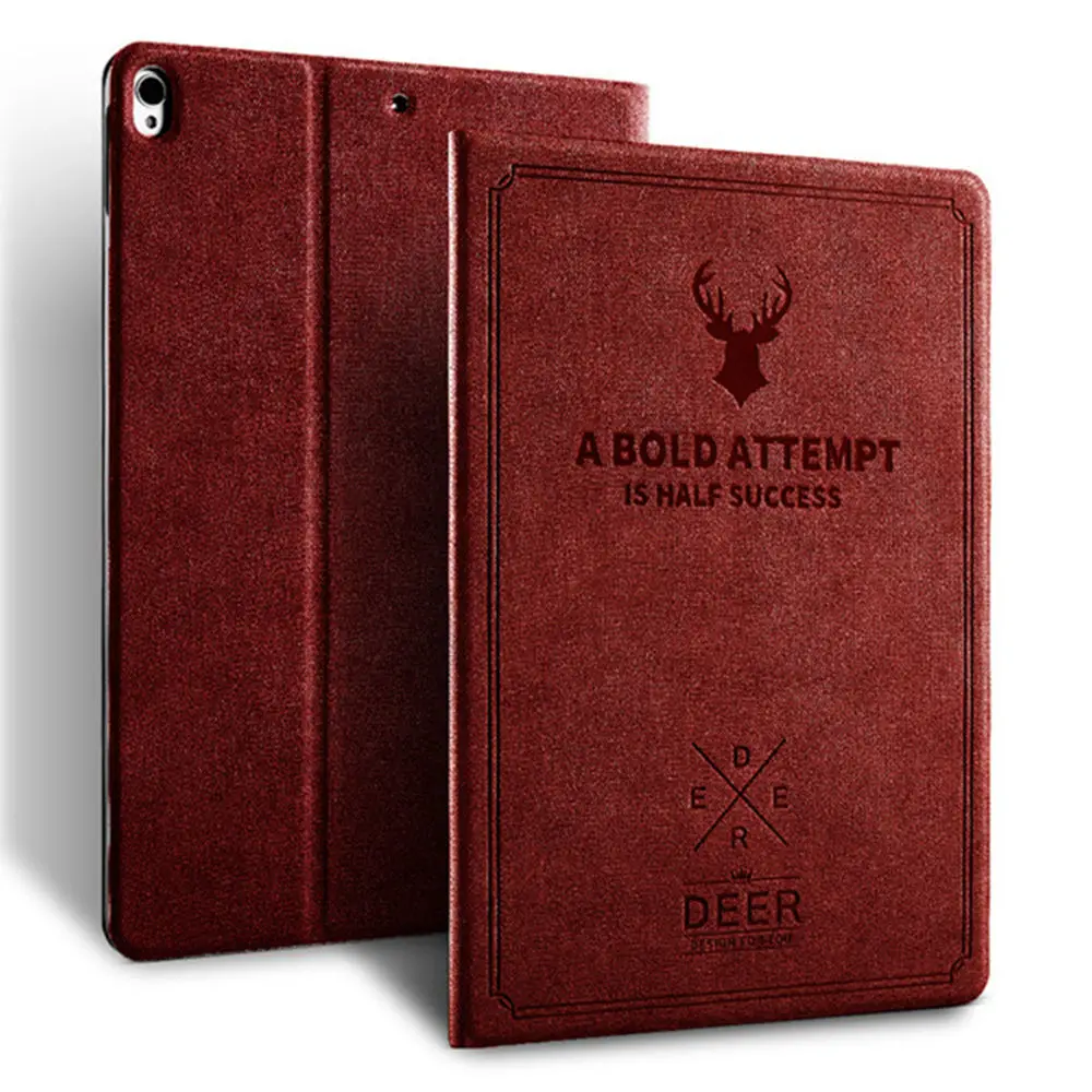 Retro Deer Matte PU Leather Case For iPad 2022 10th Generation 10.9 inth Cover For iPad 10 2022 10th PU Leather Tablet Case