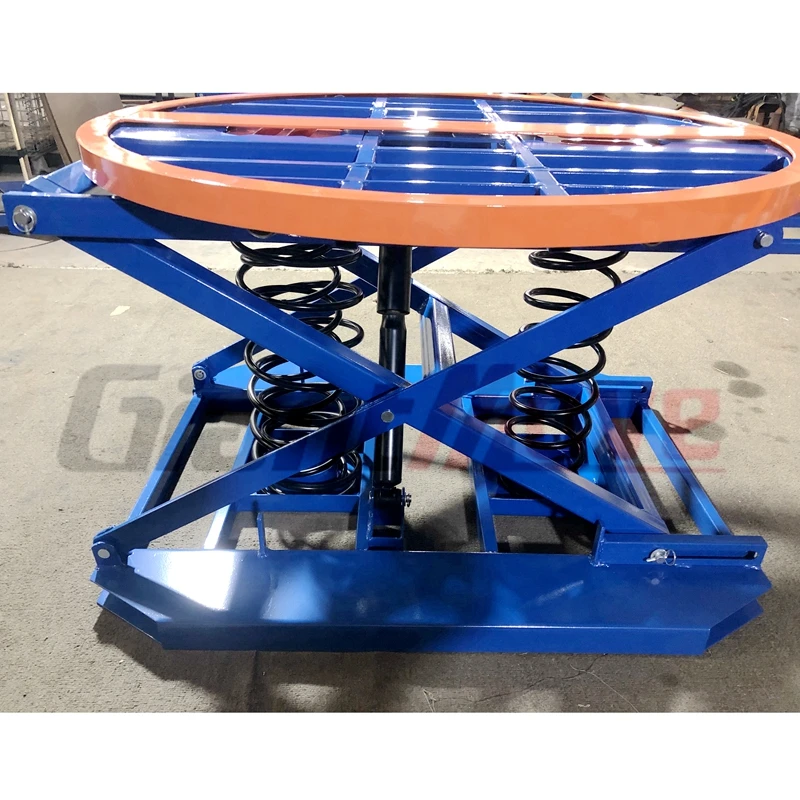 China Spring Loaded Lever Lift Platform For Sale, Spring-loaded Positioners Auto Pallet Level Loader