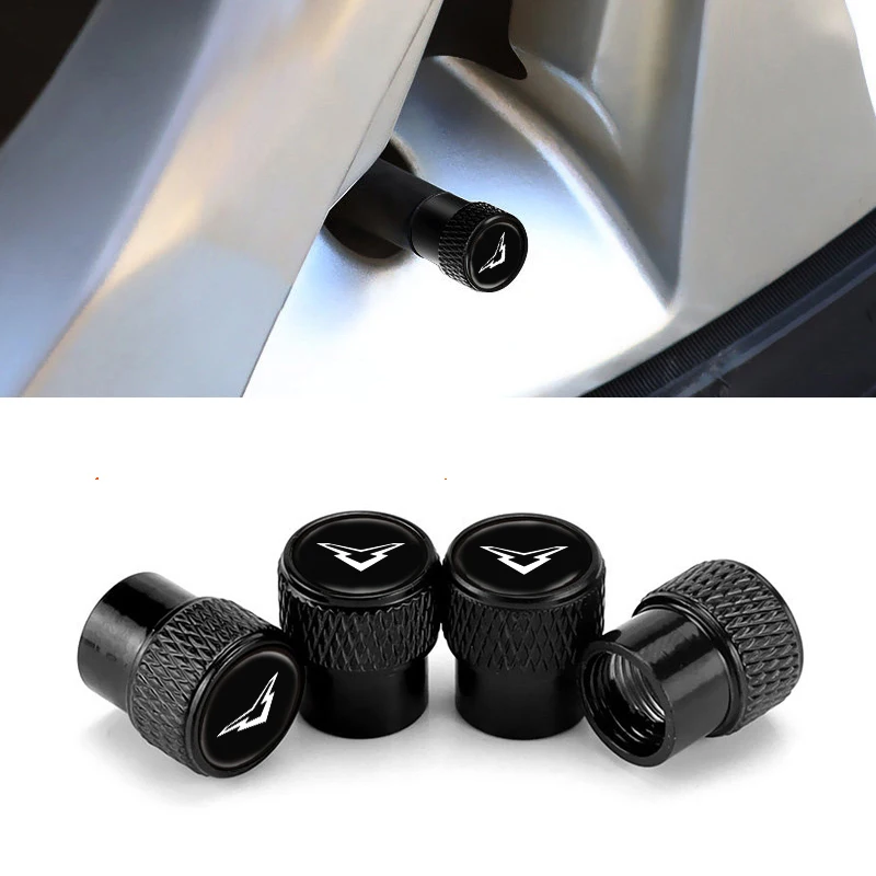 Car Wheel Tire Valve Cap For COWIN AUTO Kaiyi X7 E5 E3 X3 Pro Kunlun C3 Shiyue Shando Showjet Stem Tyre Air Cap Covers Stickers