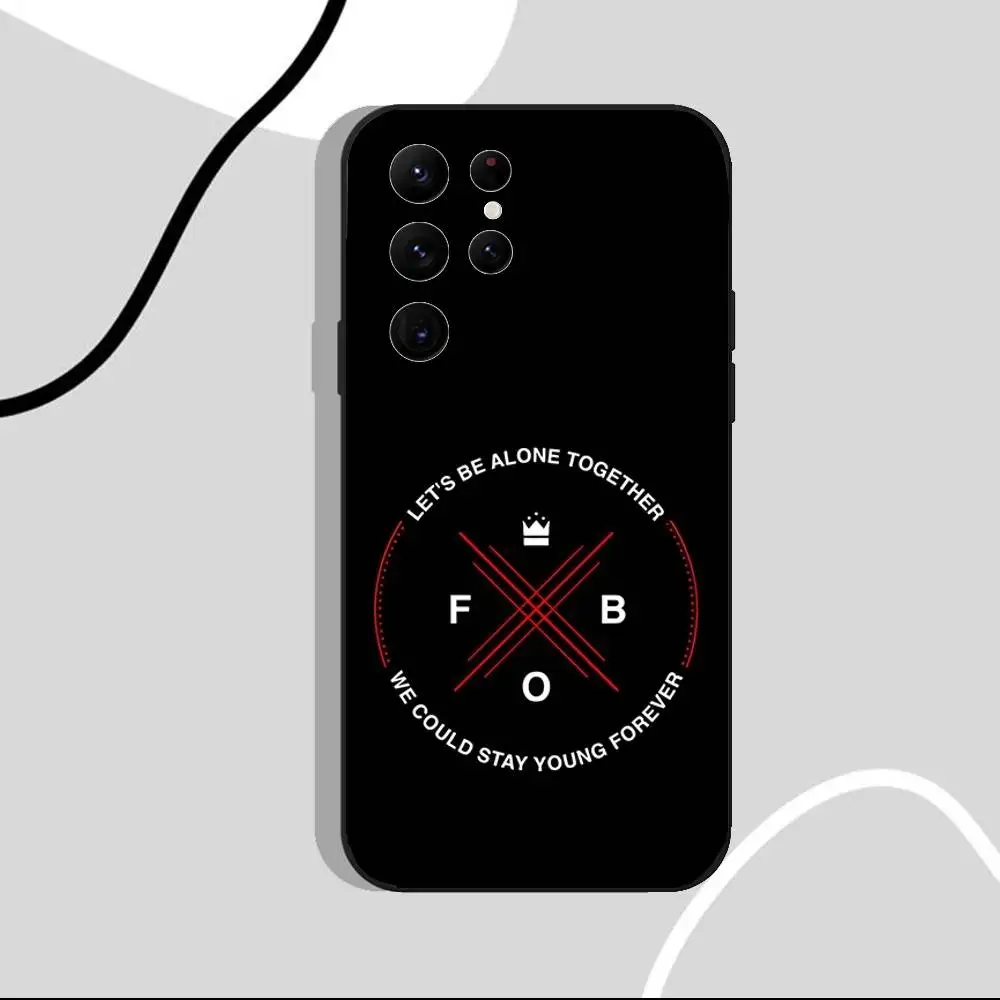 Fall Out Boy American Beauty Phone Case For Samsung S25,S24 Ultra,S20,S30 plus,S22 Plus,S23,Ultra 5G Silicone Black Shell