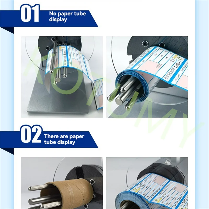 BSC-X5S Fully Automatic Tag Around the Feeder Winder Label Rollback Rewinder Label Receiving Paper Machine