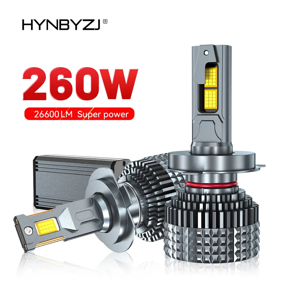 

HYNBYZJ 220W H4 H7 Car LED Headlights CANBUS Chip Bulbs 12V 24V Auto LED Lamp Car H1 H11 H8 H9 9005 9006 9012 HB3 HB4 Fog Lights