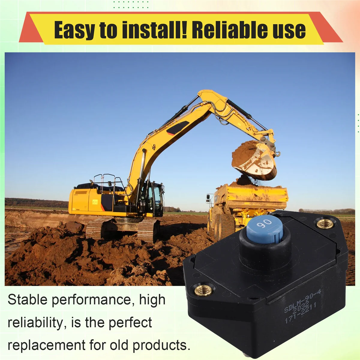 Picture 7: 171-2211 Excavator Relay Circuit Breaker for C7 C9 Excavator CAT E336 E320 E360 Engine