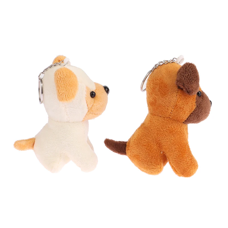 Cute Wolfhound Plush Toy Cartoon Wolf Dog Pendant Soft Stuffed Doll Keychain Backpack Car Bag Key Ring Decor Kid Gift