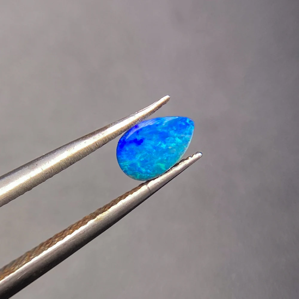Real Natural Opal Loose Gemstone Pear 4*6mm 1pc Origin in Australia DIY Jewelry Women Party Gift Best Quality