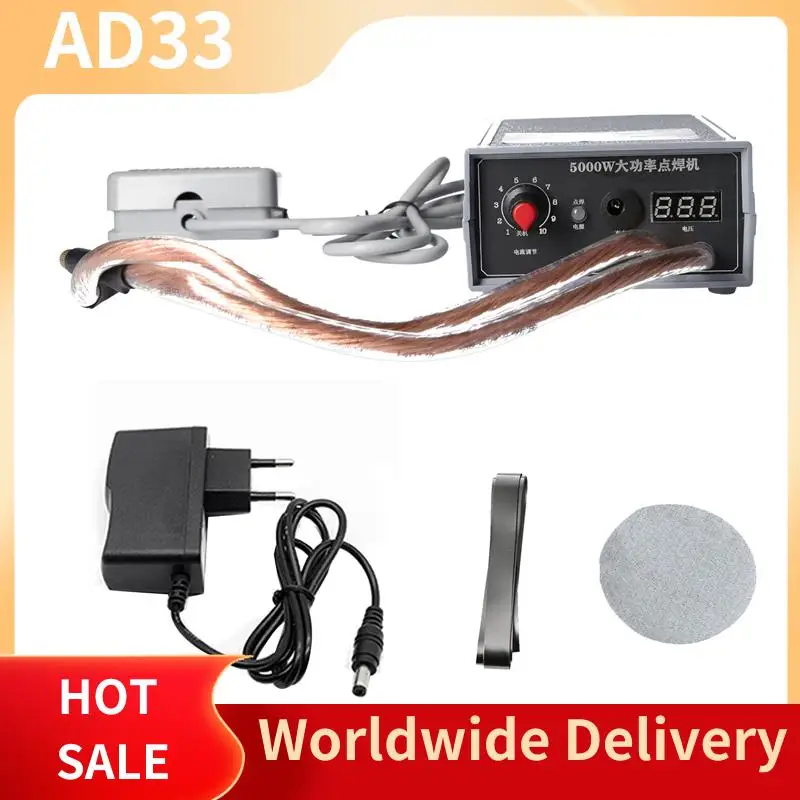

【A28I 1 Set Spot Welder 5000W High Power Handheld Spot Welding Machine For 18650 Battery EU Plug