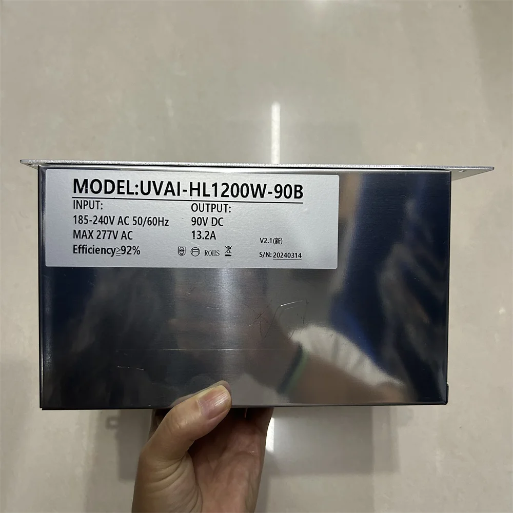 

UVLED Curing Lamp Special Power Driver Transformer 90V 13.2A UVAI-HL1200W Power Supply