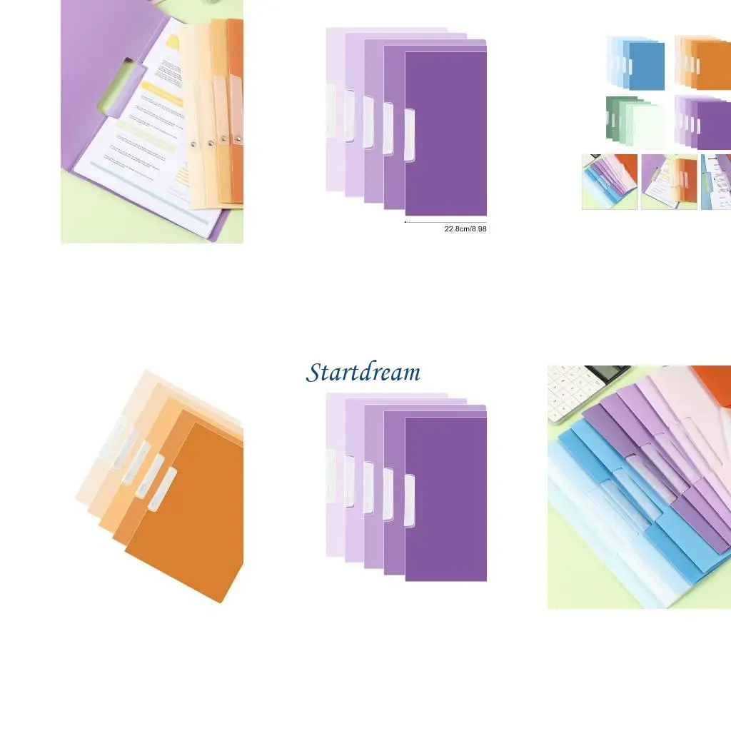 

Document Organizers Side Opening Folder Binder Clip Folder Tabs Folder K92C