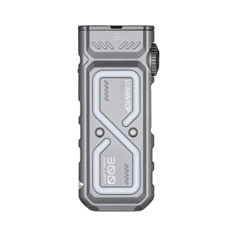 Lumintop Pixel 300 Multi Multifunctional Flat Flashlight 1300LM Flashlight -UV LEP RGB Hourglass USB-C 265M Long Range
