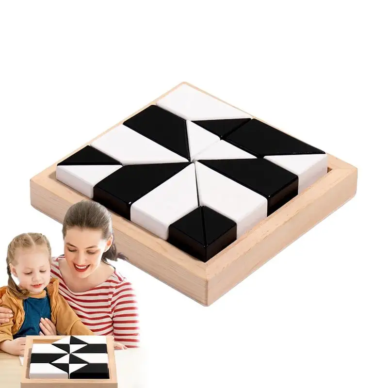 

Wooden Puzzles Wooden Blocks Puzzle Brain Teasers Toy Intelligence Blocks Game Montessori Educational For Kids Educational Block