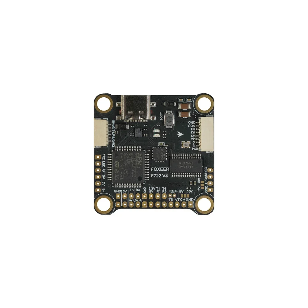 VoltSFOXEER F722 V4 Flight Controller 42688 Built-in Barometer 5/10V Dual BEC 16M Black Box 4-8S 30.5MM FPV Freestyle Drone Par