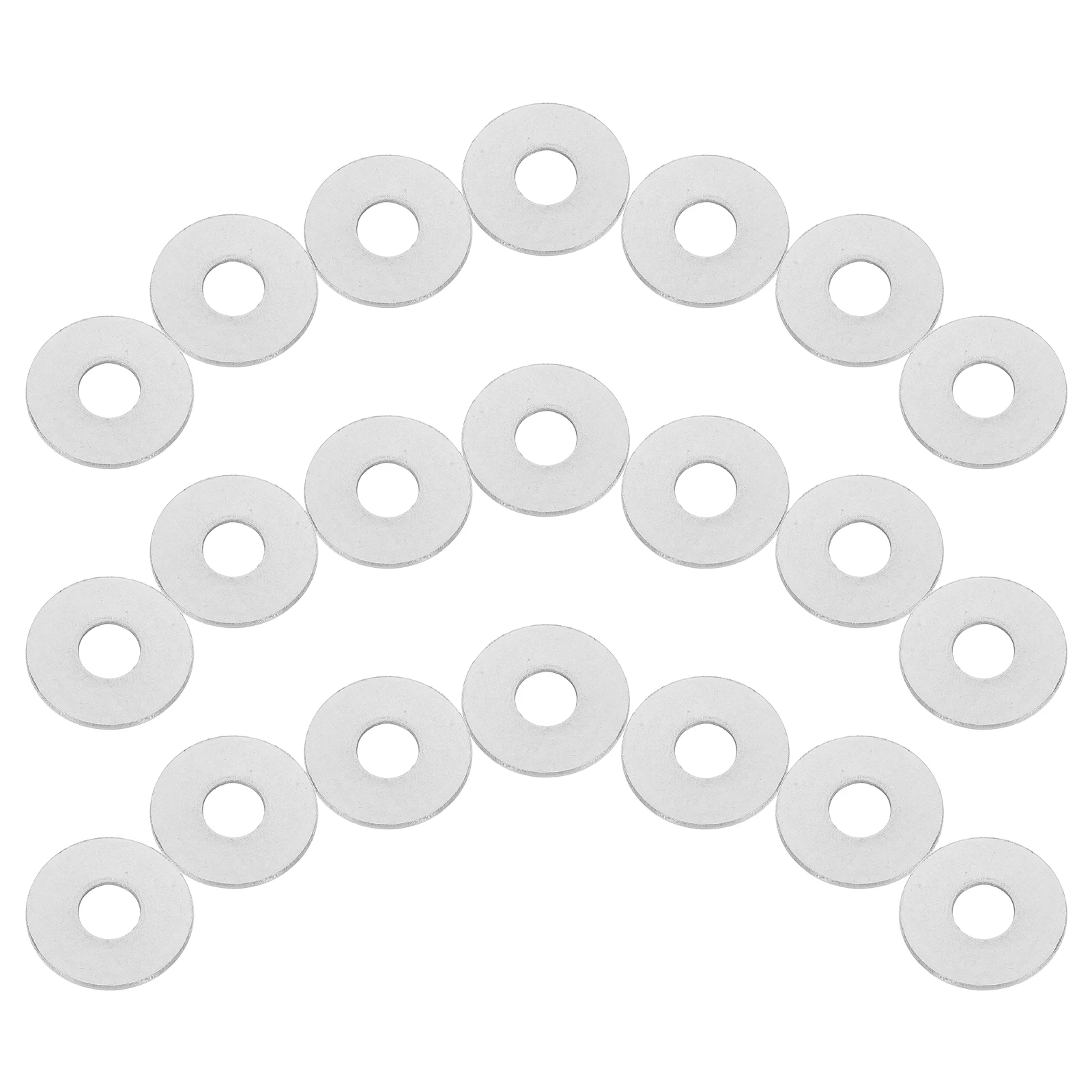 

30pcs Stainless Steel Washers Ultra Thin Flat Gasket Furniture Machinery Installation Repair Parts Small Round Metal