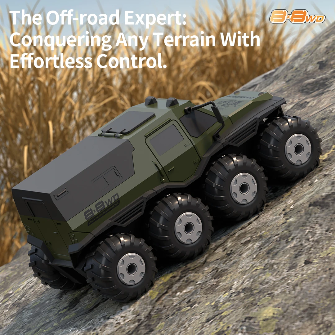 Y1804 2.4G Amphibious RC Truck All-Terrain Off-road RC Flip Stunt Car  High Speed Climbing Waterproof Vehicles RC Toys for Boys